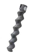 Eje sinfín D7- 2,5, color blanco.