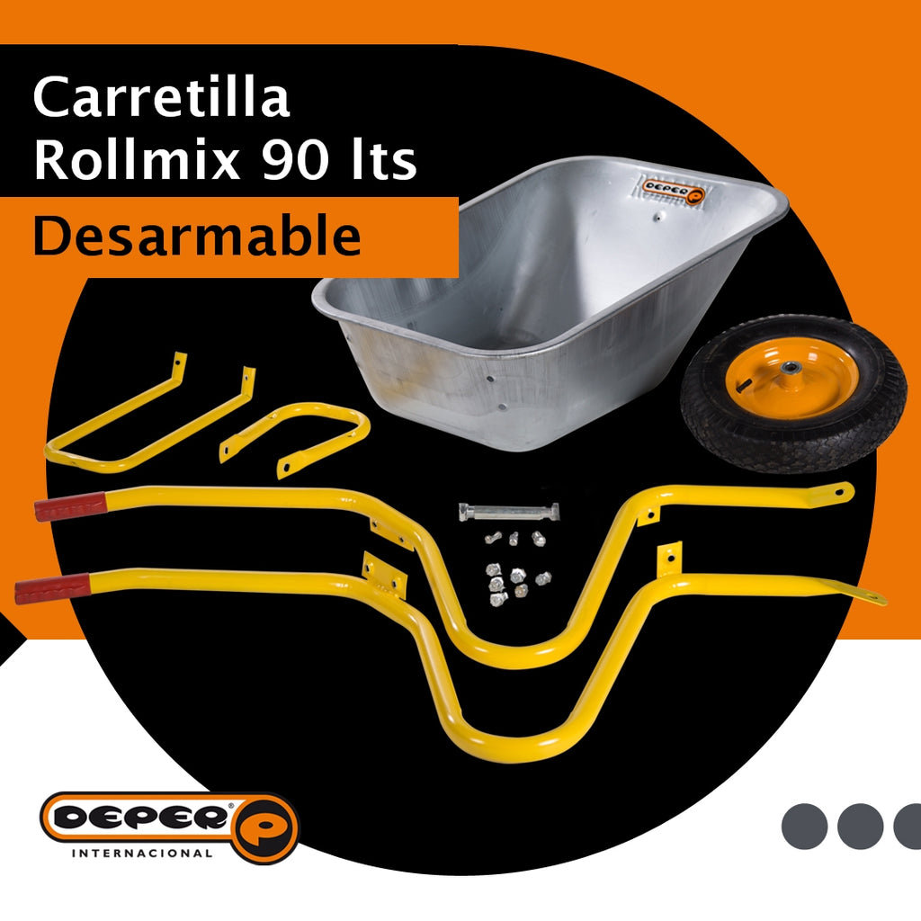 Carretilla Desarmable Rollmix DEPER