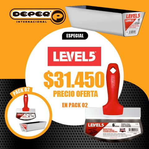 Level 5 - Pack 2 - Batea y Cuchara para pasta muro