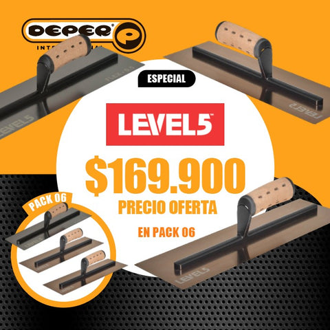 Level 5 - Pack 6 - 3 Llanas profesionales